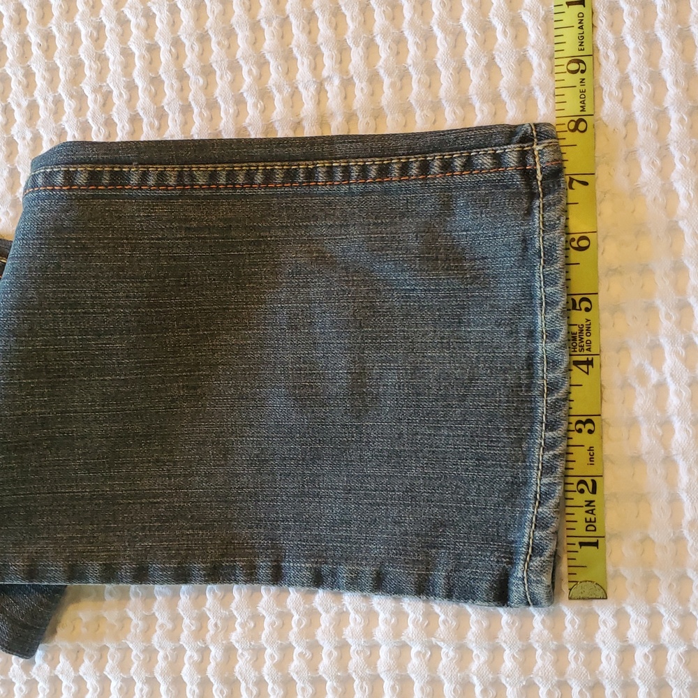 Embroidered Button Fly Jeans - Picture 12 of 14